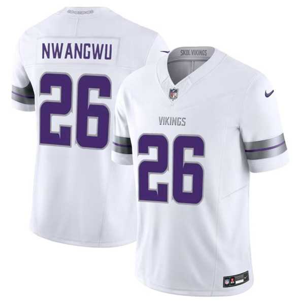 Men & Women & Youth Minnesota Vikings #26 Kene Nwangwu White F.U.S.E. Winter Warrior Limited Stitched Jersey->new england patriots->NFL Jersey